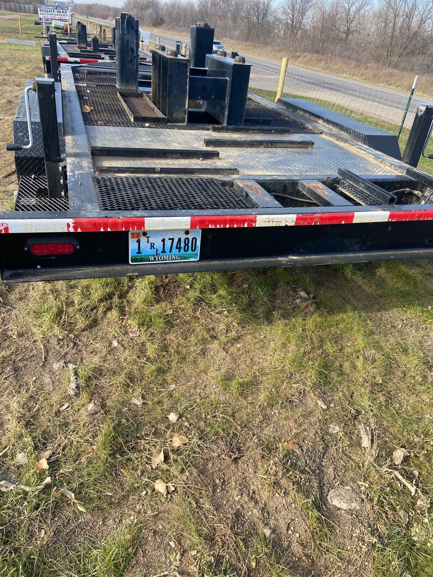 16 foot tandem trailer with 8000 pound axles