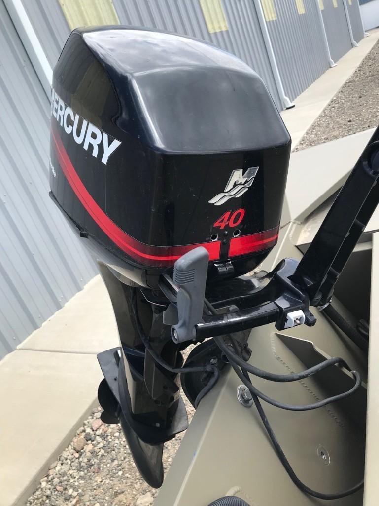 40 H.P. Mercury outboard motor