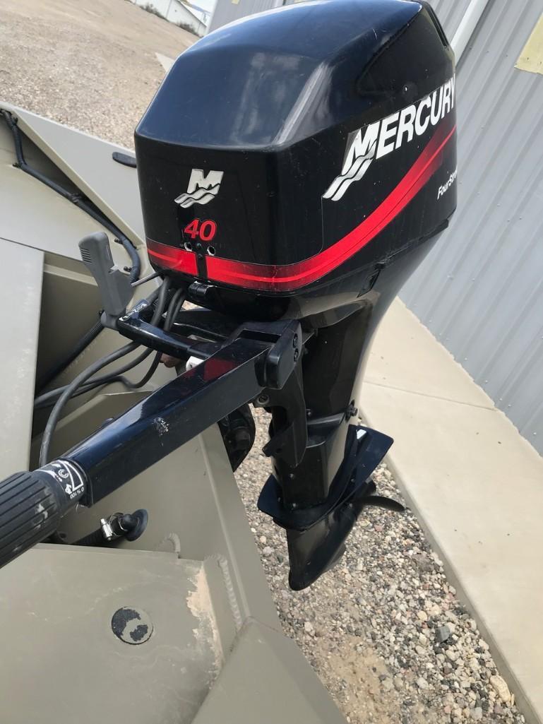 40 H.P. Mercury outboard motor