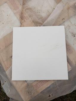 White Tile, 12x12 in., Crossville,...21 boxes