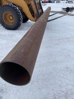 pipe, 30 feet x 16 inches, 3/8 inch thick