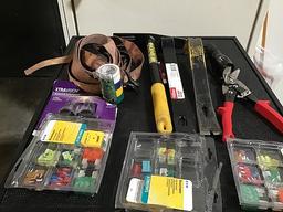 Miscellaneous tools , flashlight, knife ,auto fuses, auto lights #18003192 #18001167 I-007