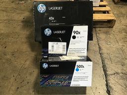 Three Hp Laserjet Print Cartridges