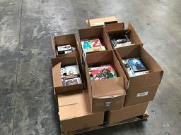 Pallet of  kids books and movies