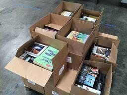 Pallet of  kids books and movies