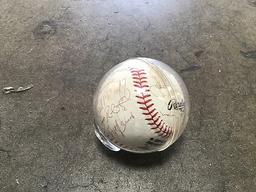 Baseball signed by padres