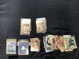 39 baseball and football cards