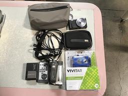 Panasonic digital camera, vivitar digital camera, Panasonic video camera