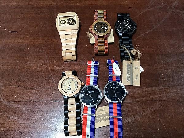 Six watches