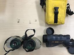 Two night vision binoculars