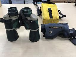 Two night vision binoculars