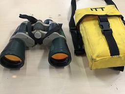 Two night vision binoculars