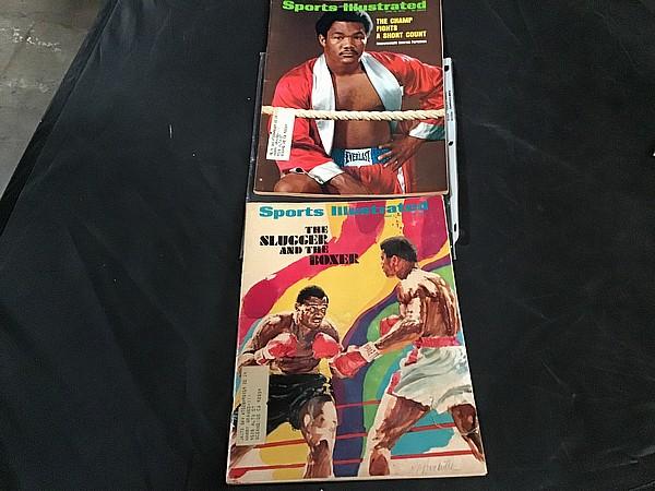 Vintage sports magazines