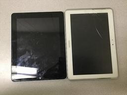 iPad A1219, Samsung Possibly locked, no chargers, some damage