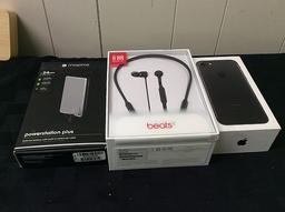 Beats X wireless Bluetooth headphones, power bank iPhone locked unknown activation status