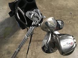 Taylor made golf clubs, maxfli golf bag, mizuno jpx900 golf clubs