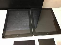 Tablets IPads A1403 A1395 A1489, Samsung Possibly locked, some damage, no chargers