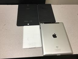 Tablets Samsung, Amazon, iPad A1430 Possibly locked, no chargers, some damage