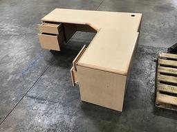 Wood office desk