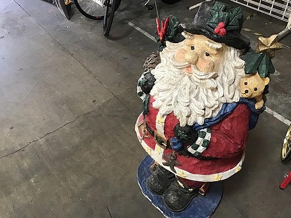 Santa Claus patio decoration