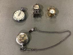 Pocket watches, miniature clocks