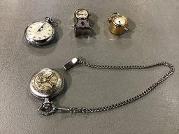 Pocket watches, miniature clocks