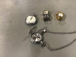 Pocket watches, miniature clocks