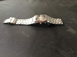 Nixon black and silver watch