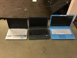 Hp laptop computers (Used Used, possibly locked, no chargers, some damage