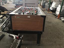 Foos ball table NOTE: This unit is being sold AS IS/WHERE IS via Timed Auction and is located in Riv