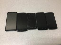 Cellphones (Used Used, possibly locked, no chargers, some damage