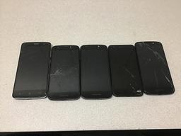 Cellphones (Used Used, possibly locked, no chargers, some damage