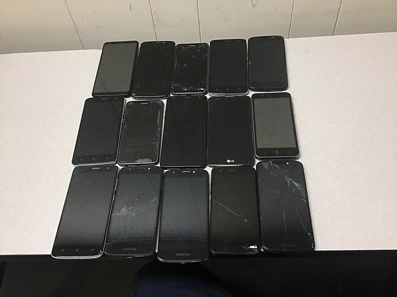 Cellphones (Used Used, possibly locked, no chargers, some damage