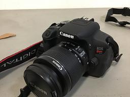 Canon EOS rebel T4i camera with bag (Used ) NOTE: This unit is being sold AS IS/WHERE IS via Timed A