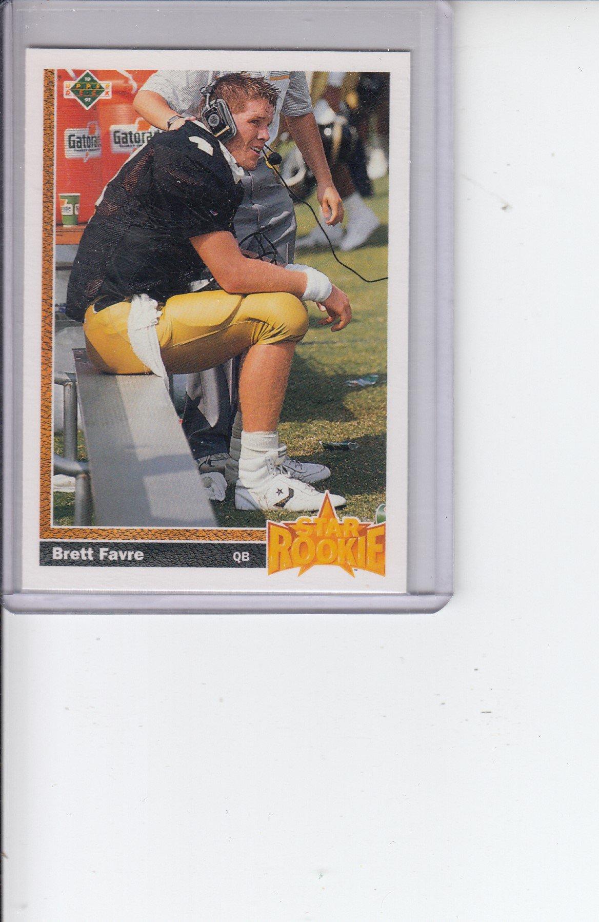 BRETT FAVRE 1991 UPPER DECK ROOKIE CARD