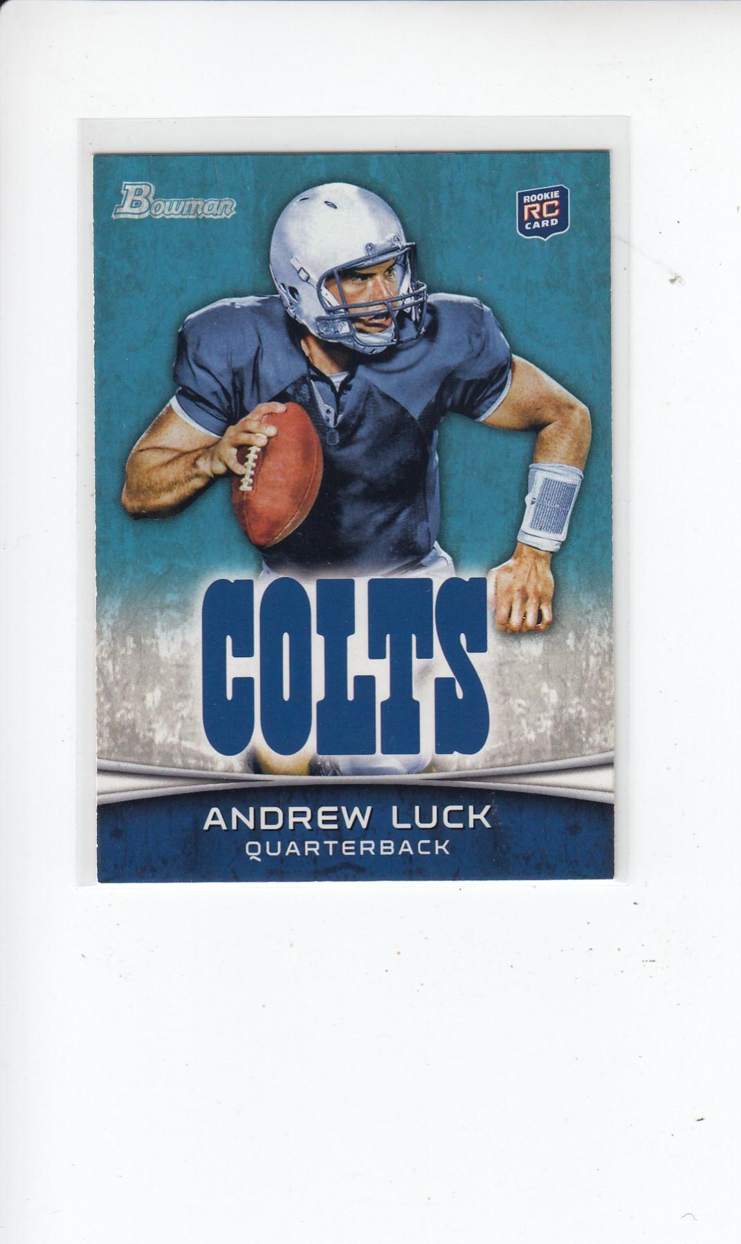 ANDREW LUCK 2012 BOWMAN ROOKIE CARD