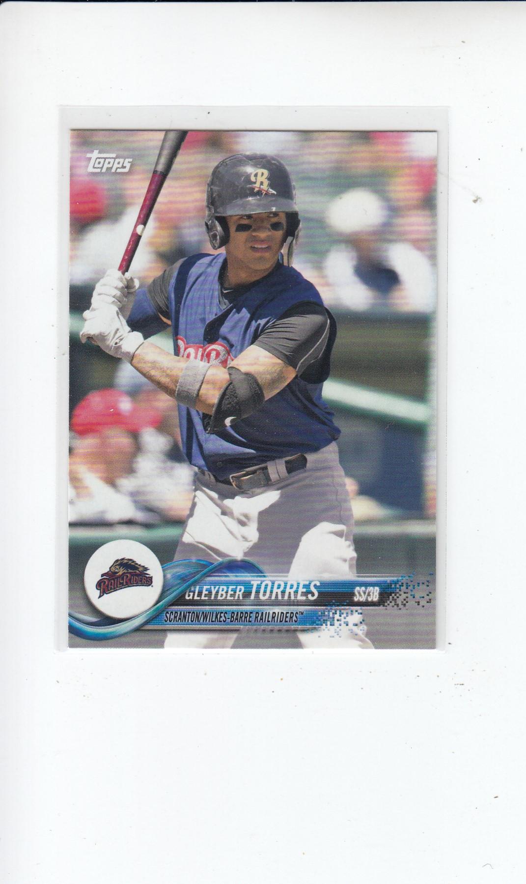 GLEYBER TORRES 2018 TOPPS PRO DEBUT ROOKIE CARD