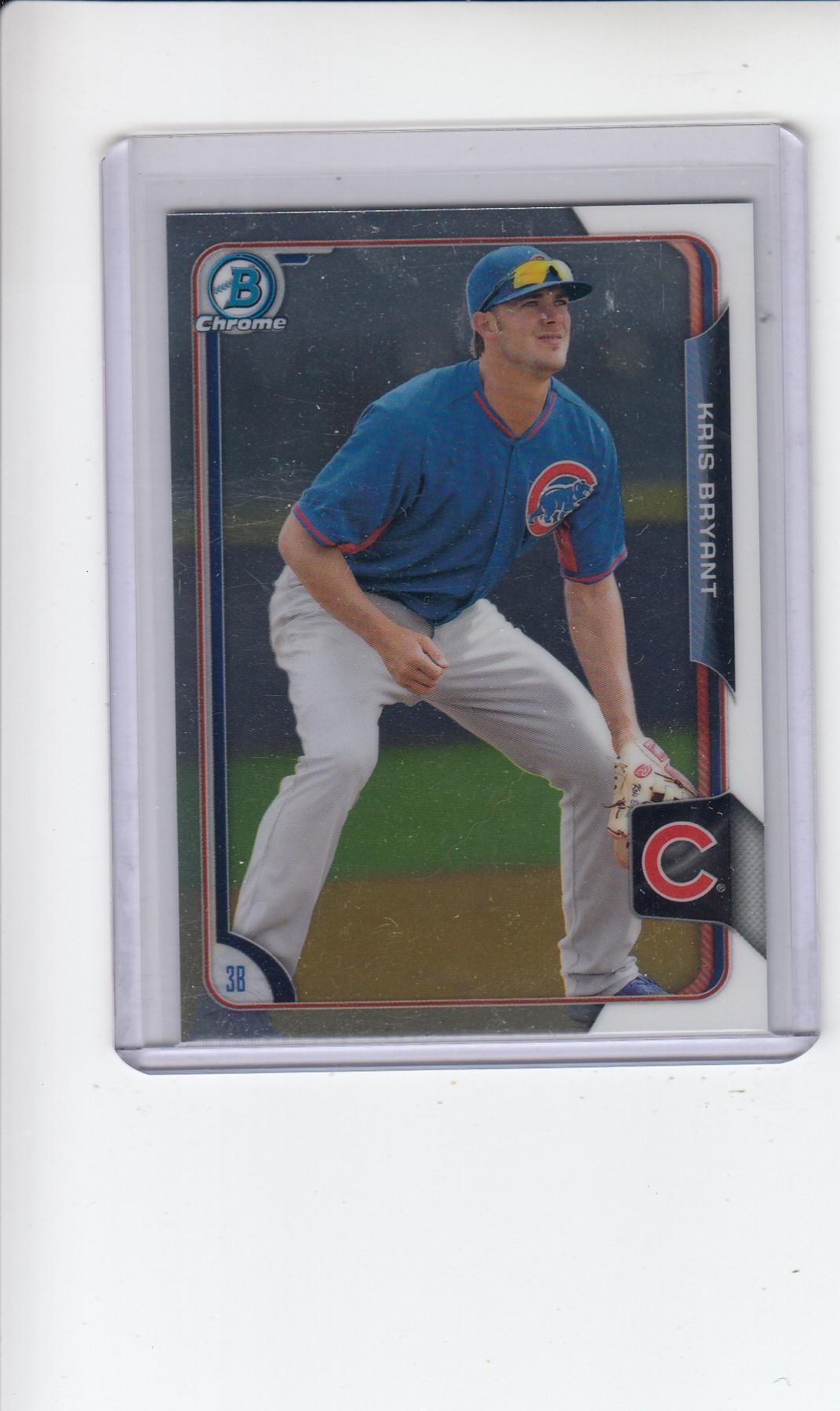 KRIS BRYANT 2015 BOWMAN CHROME PROSPECTS ROOKIE CARD