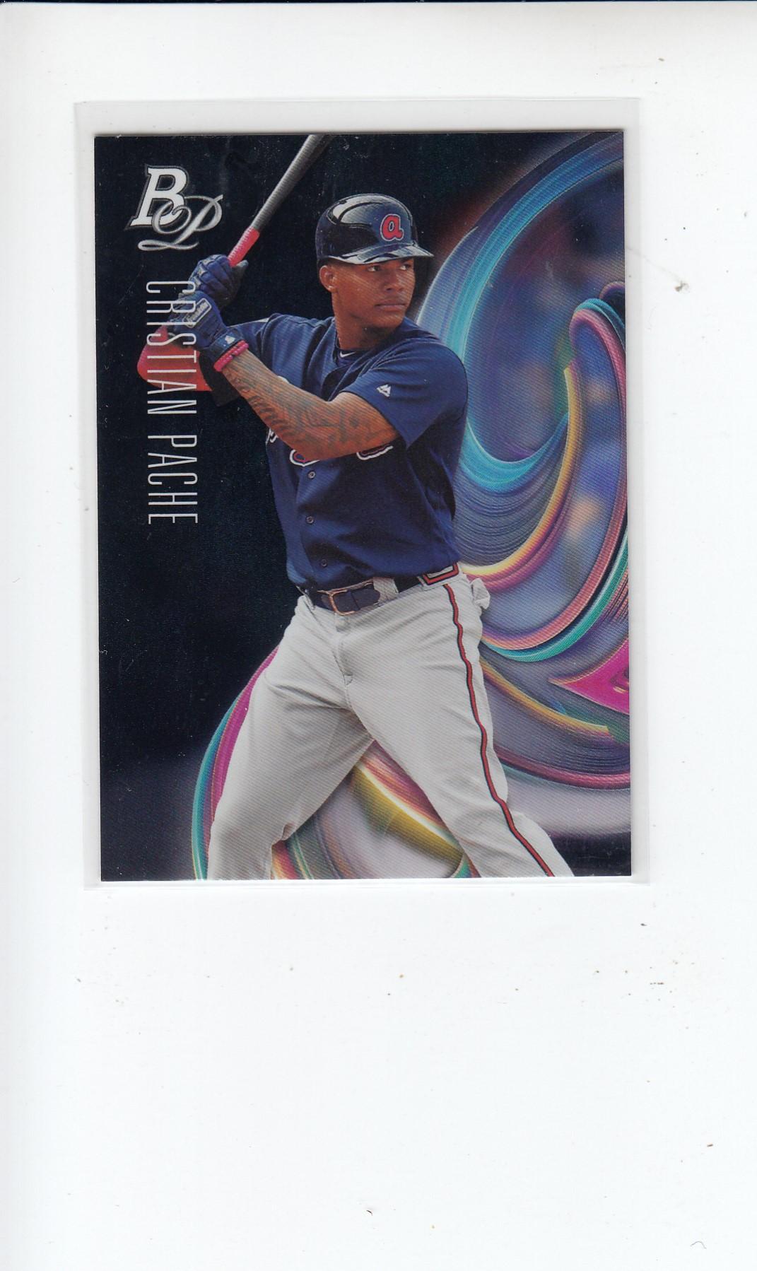 CHRISTIAN PACHE 2018 BOWMAN PLATINUM PROSPECT ROOKIE CARD