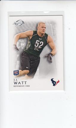 J.J. WATT 2011 TOPPS LEGENDS ROOKIE CARD