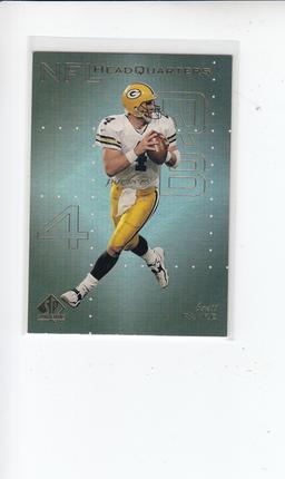 BRETT FAVRE 1999 SP AUTHENTIC HEADQUARTERS INSERT