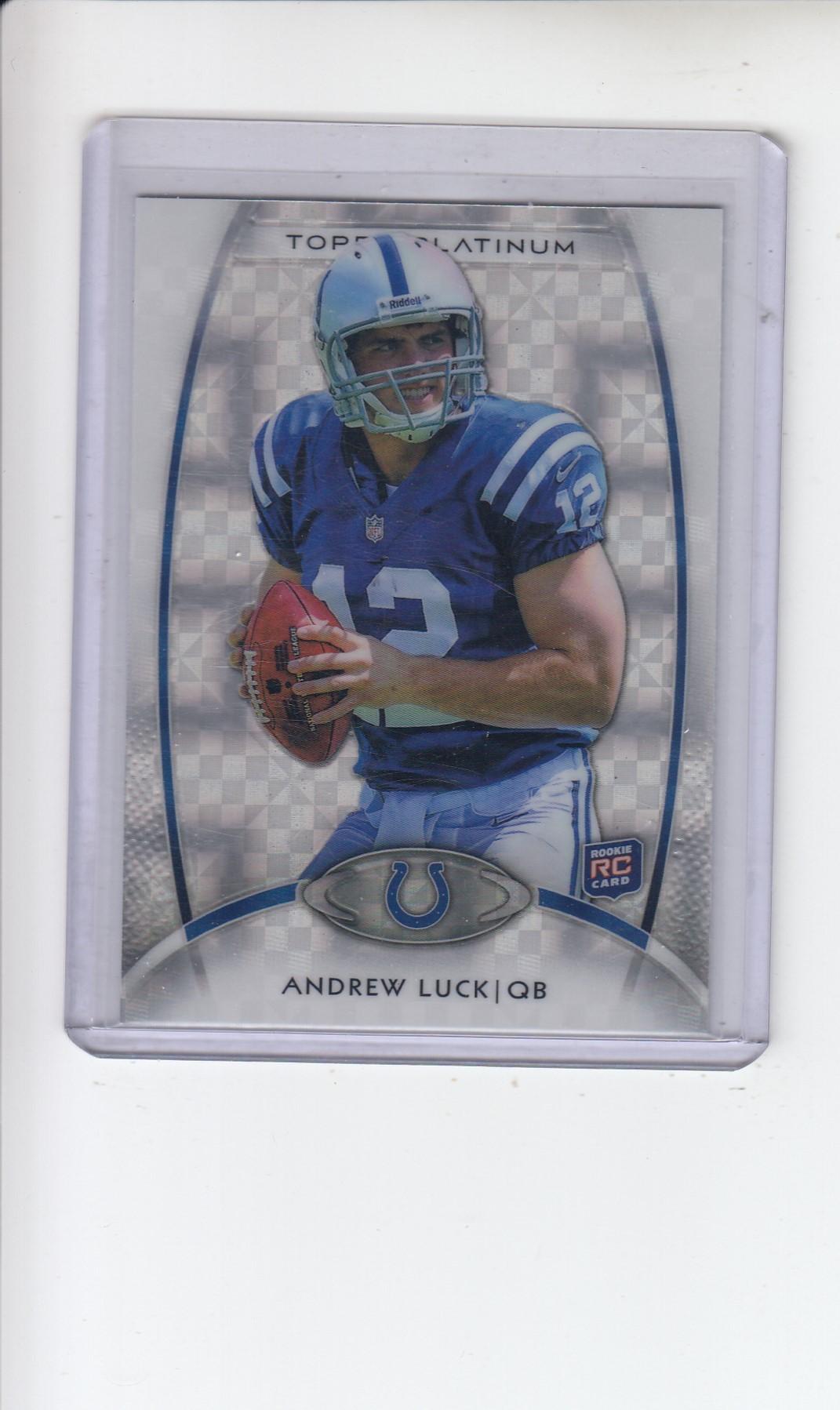 ANDREW LUCK 2012 TOPPS PLATINUM XFRACTOR ROOKIE CARD