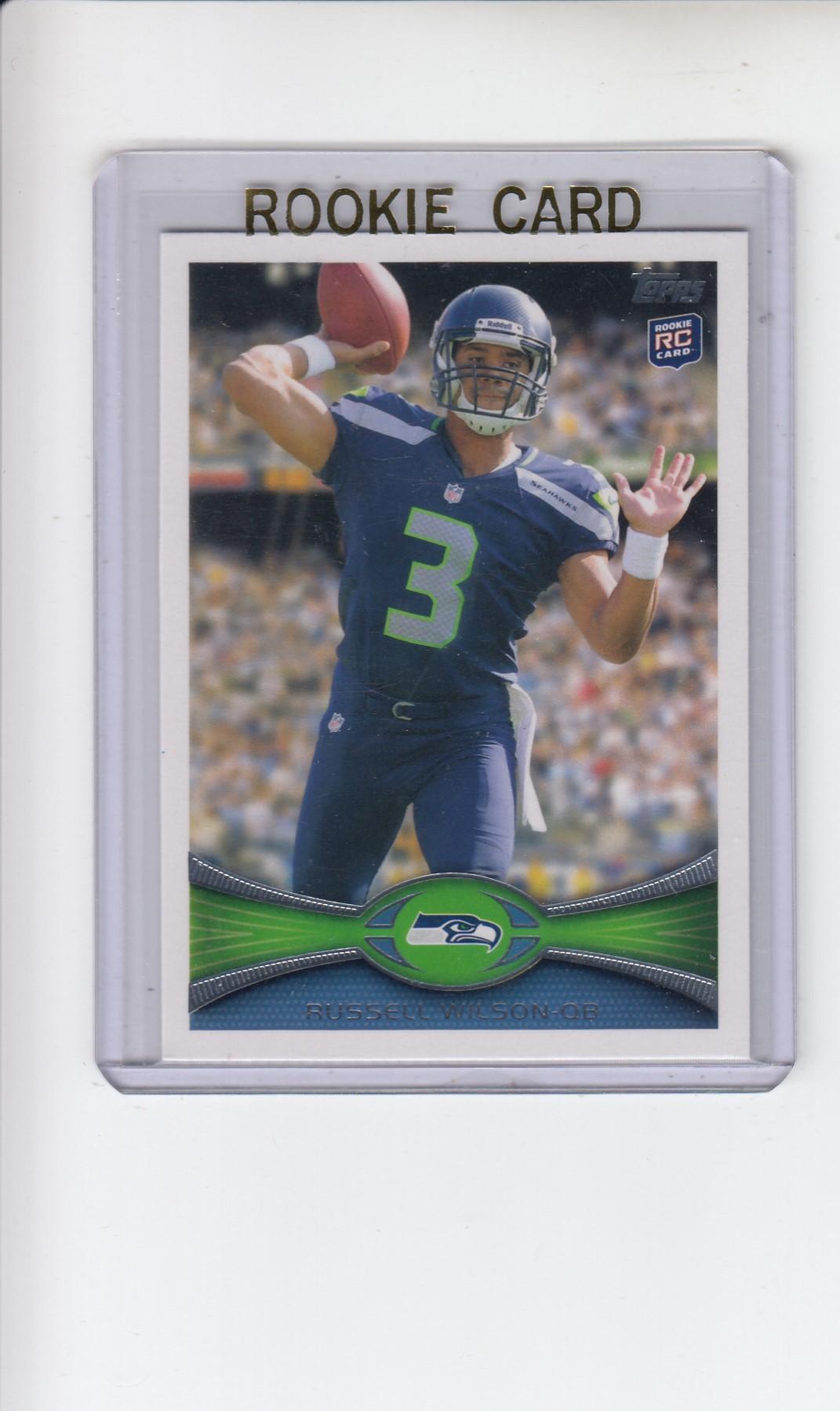 RUSSELL WILSON 2012 TOPPS ROOKIE CARD