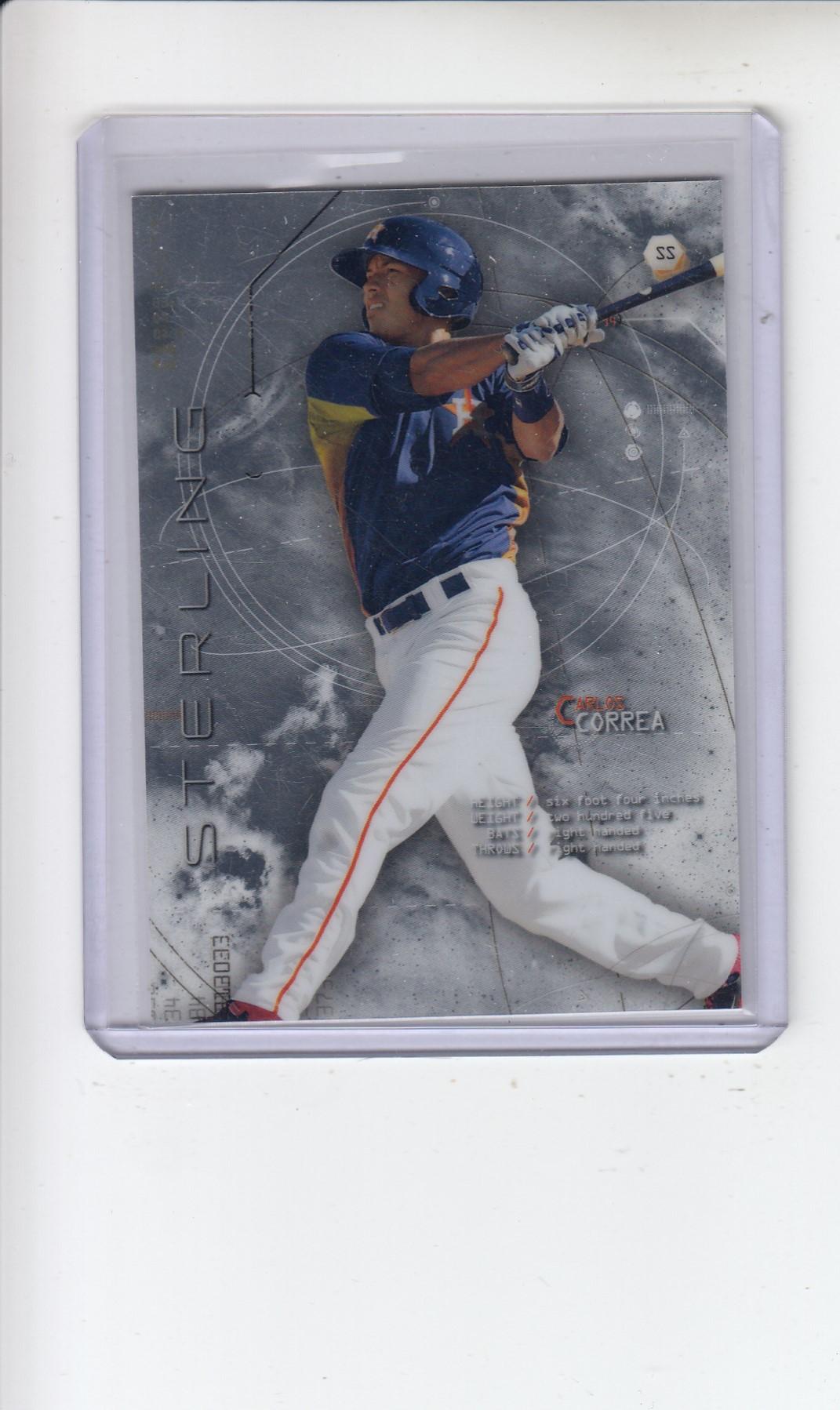 CARLOS CORREA 2014 BOWMAN STERLING ROOKIE CARD