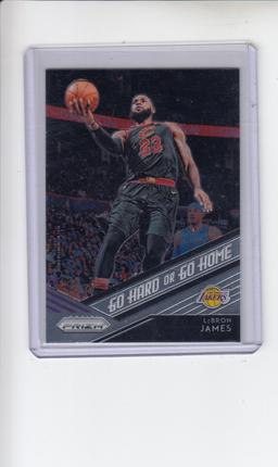 LEBRON JAMES 2018-19 PANINI PRIZM GO HARD INSERT