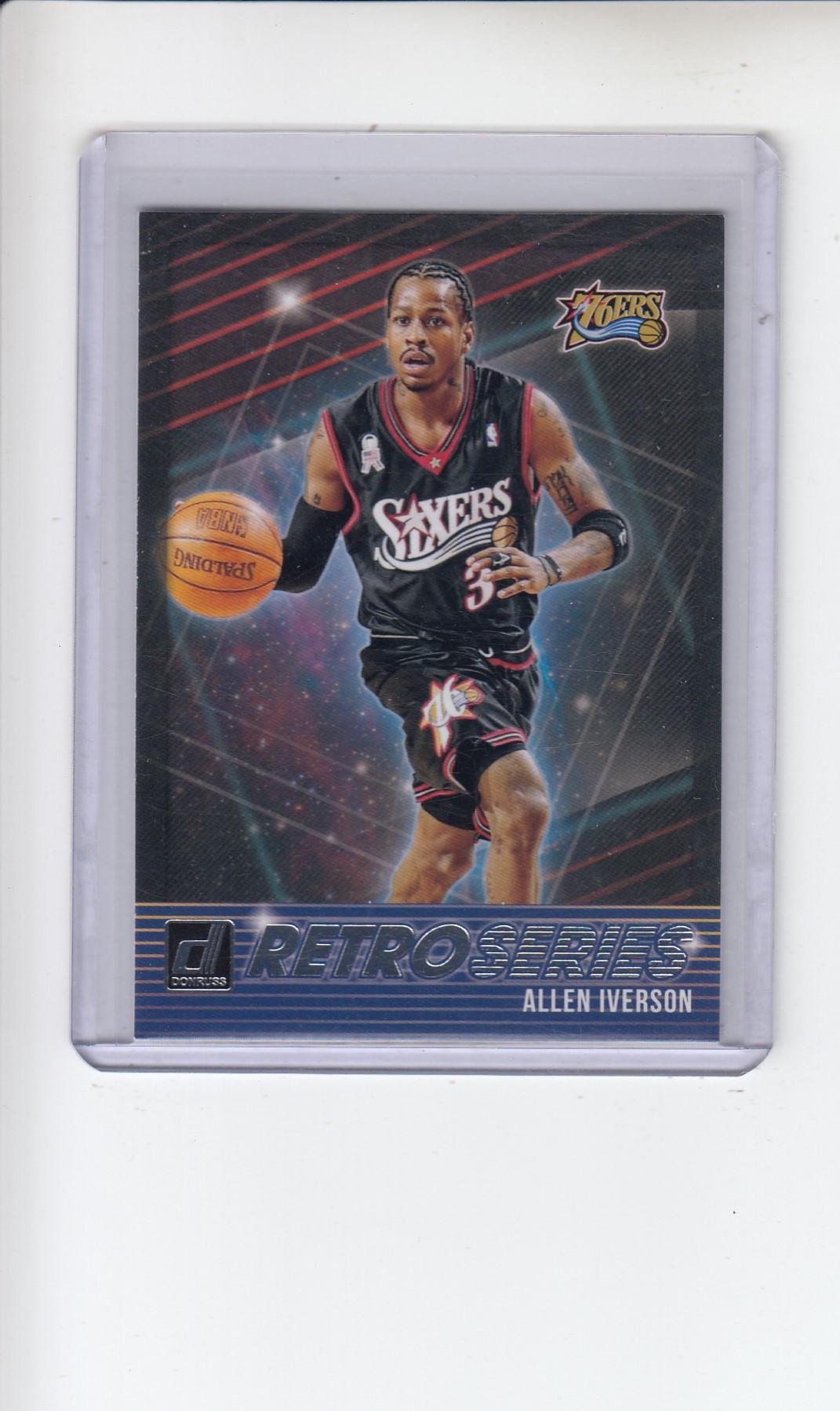 ALLEN IVERSON 2018-19 DONRUSS RETROSERIES INSERT