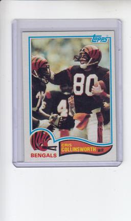 CRIS COLLINSWORTH 1982 TOPPS ROOKIE CARD