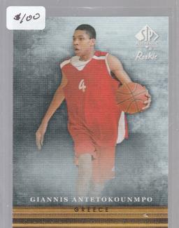 GIANNIS ANTETOKOUNMPO 2013/14 SP AUTHENTIC CANVAS COLLECTION ROOKIE CARD #CC-46