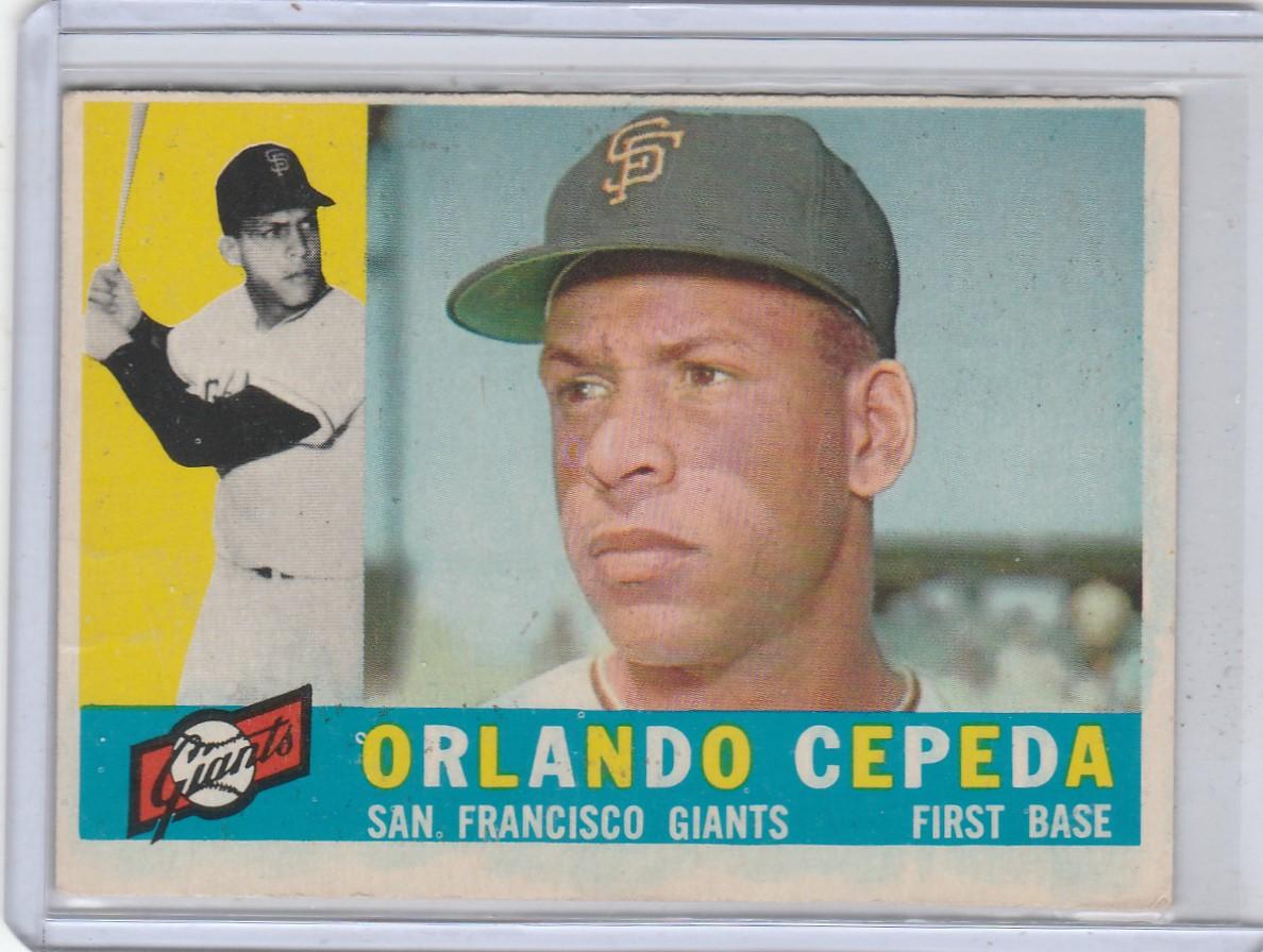 ORLANDO CEPEDA 1960 TOPPS CARD #450