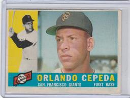 ORLANDO CEPEDA 1960 TOPPS CARD #450